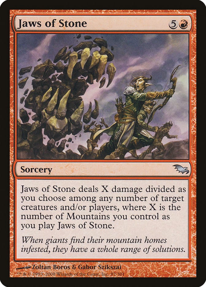 Jaws of Stone [Shadowmoor] Magic: The Gathering