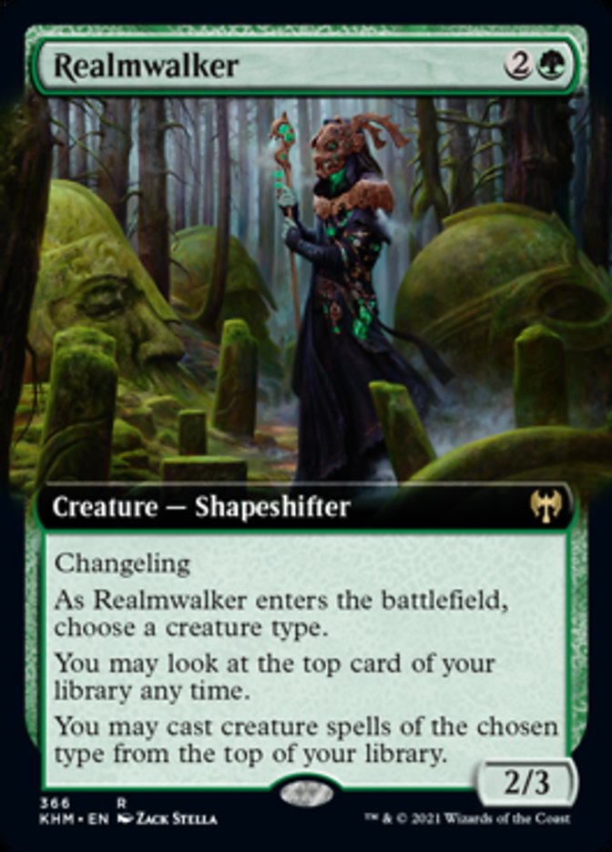 Realmwalker (Extended Art) [Kaldheim] Magic: The Gathering