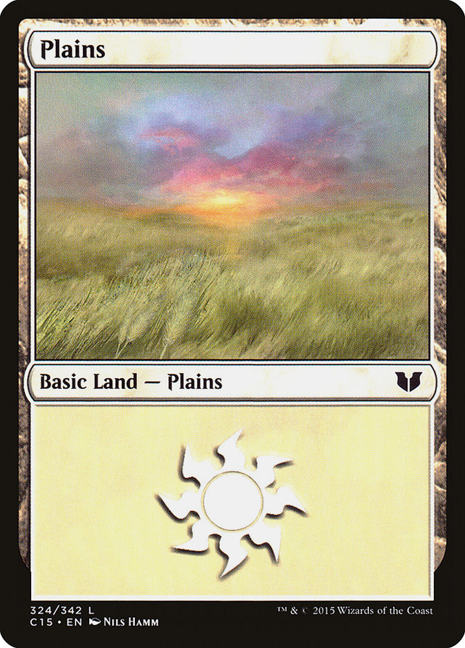 Plains (324) [Commander 2015] Magic: The Gathering