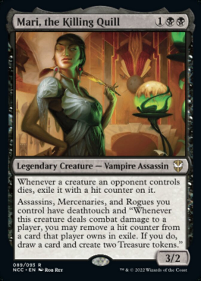 Mari, the Killing Quill [Streets of New Capenna Commander] Magic: The Gathering