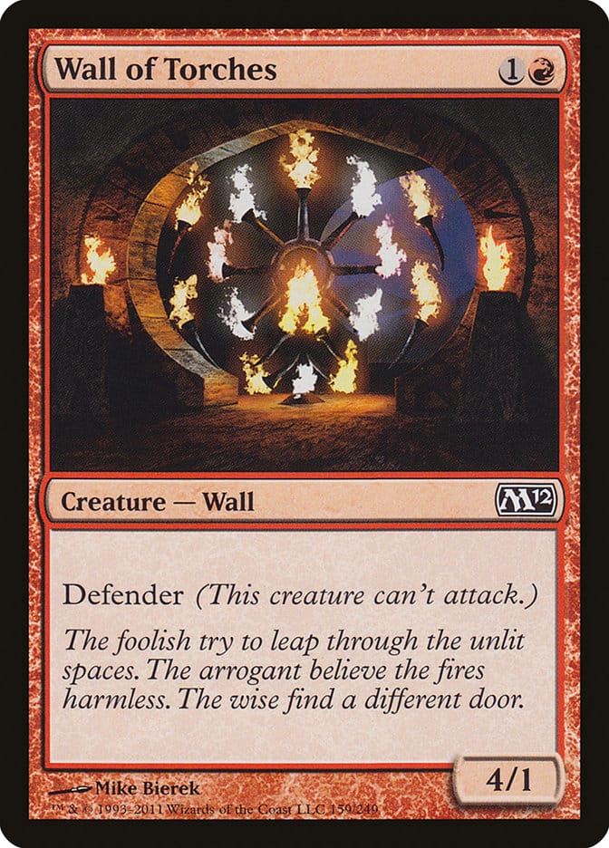 Wall of Torches [Magic 2012] Magic: The Gathering