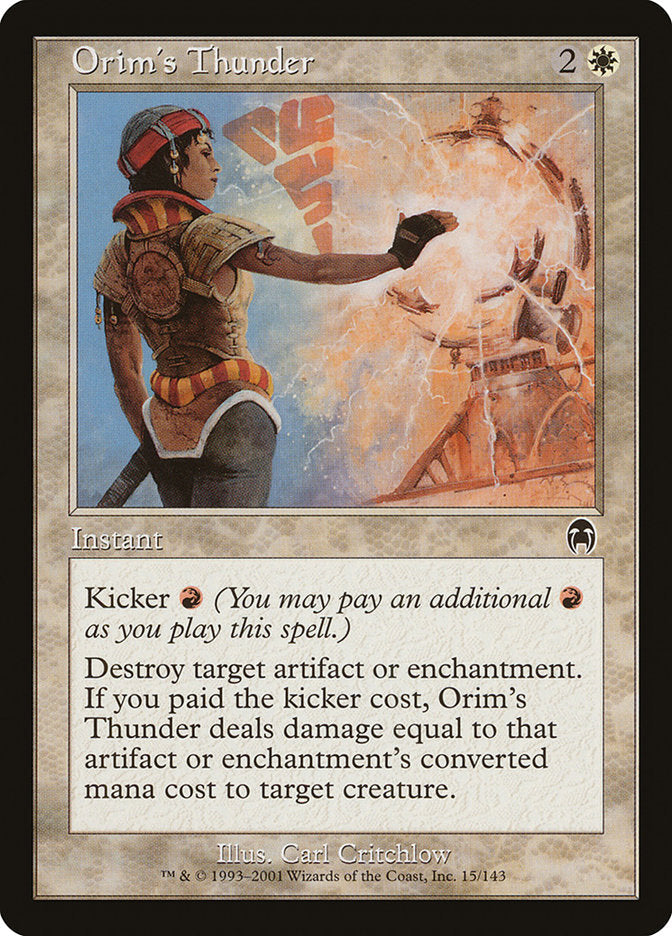 Orim's Thunder [Apocalypse] Magic: The Gathering
