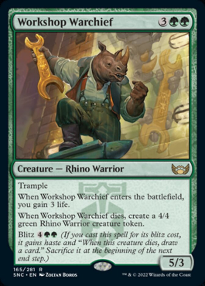 Workshop Warchief [Streets of New Capenna] Magic: The Gathering