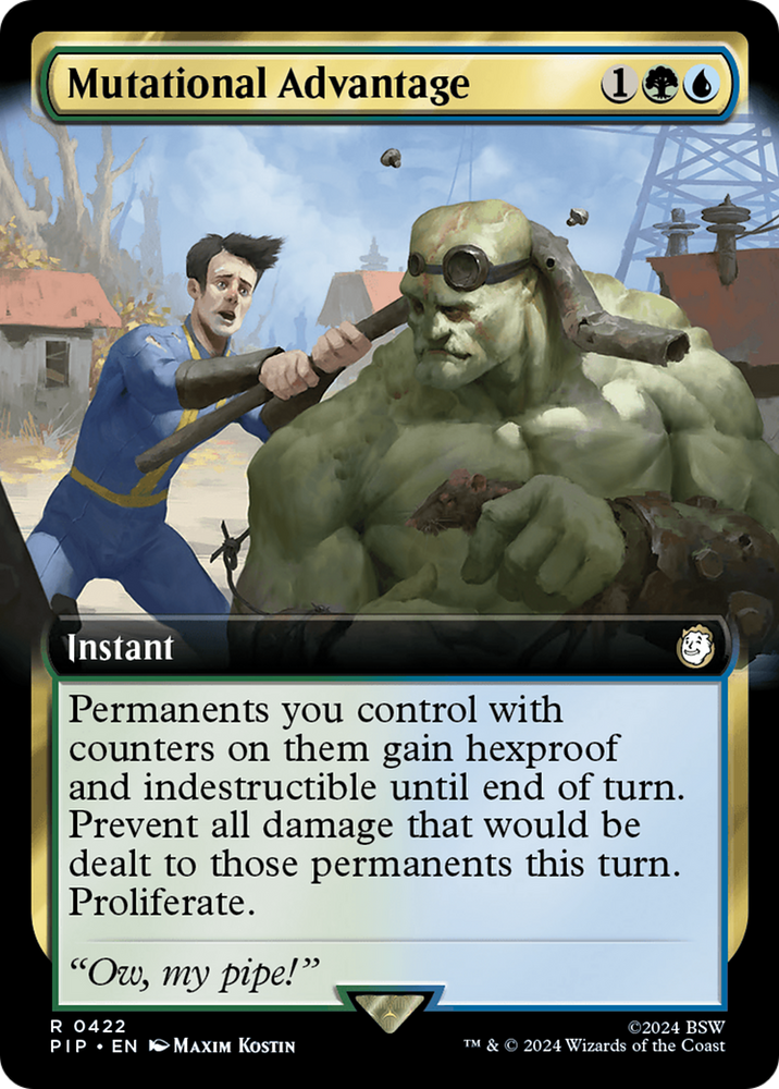 Mutational Advantage (Extended Art) [Fallout] Magic: The Gathering