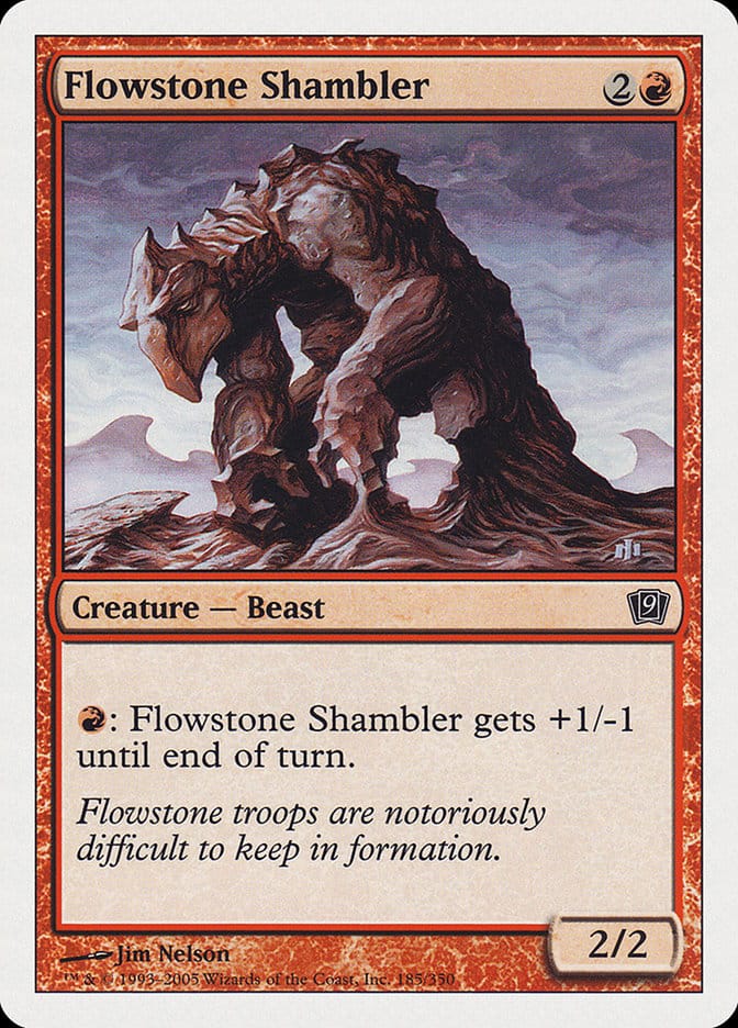 Flowstone Shambler [Ninth Edition] Magic: The Gathering