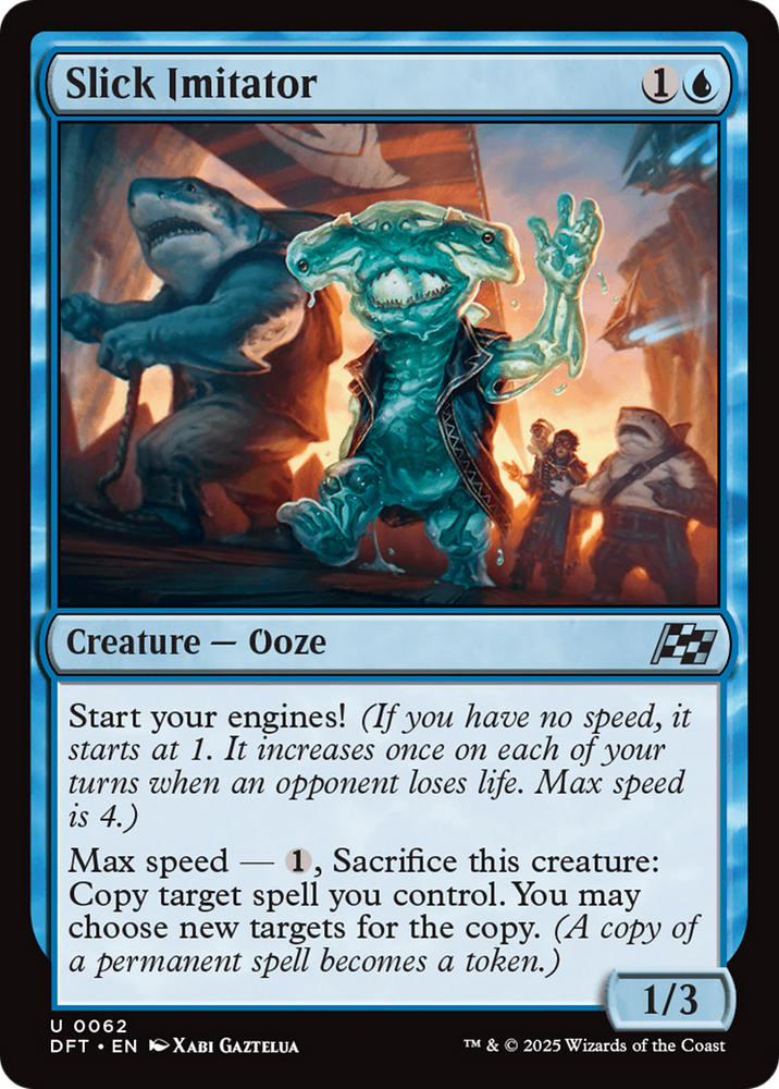 Slick Imitator [Aetherdrift] Magic: The Gathering