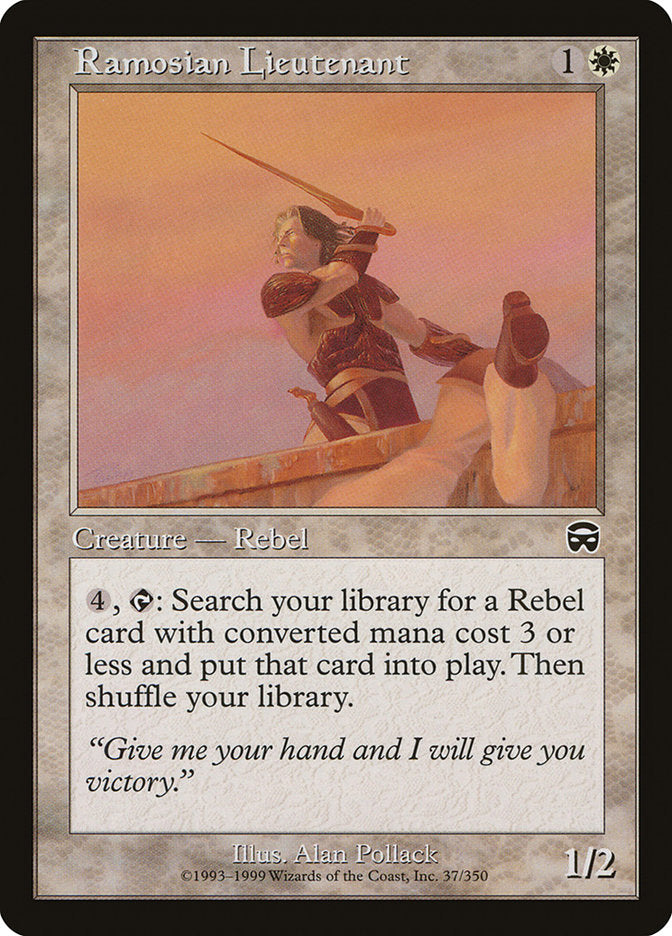 Ramosian Lieutenant [Mercadian Masques] Magic: The Gathering