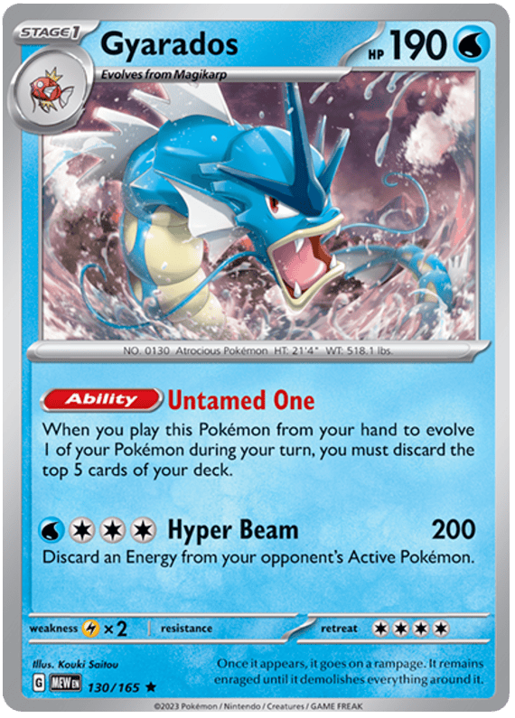 Gyarados (130/165) [Scarlet & Violet 151]