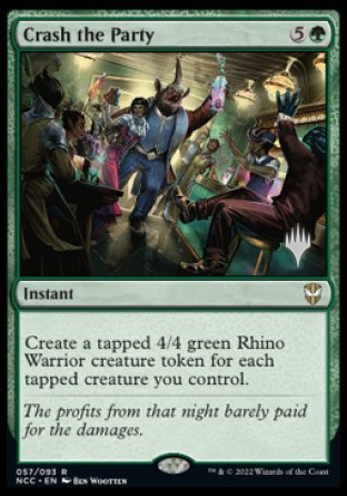 Crash the Party (Promo Pack) [Streets of New Capenna Commander Promos] Magic: The Gathering
