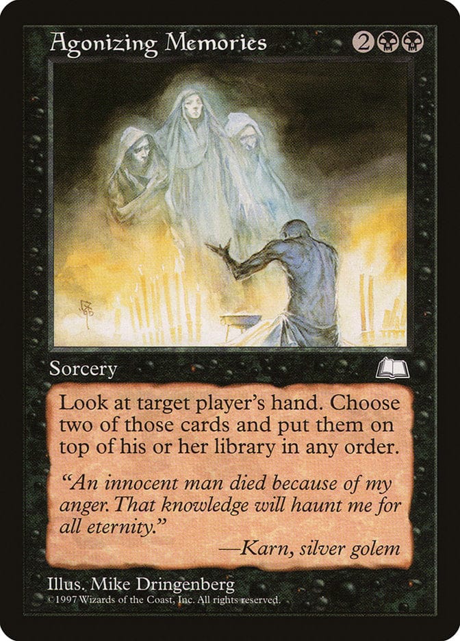 Agonizing Memories [Weatherlight] Magic: The Gathering