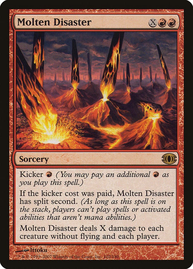 Molten Disaster [Future Sight] Magic: The Gathering
