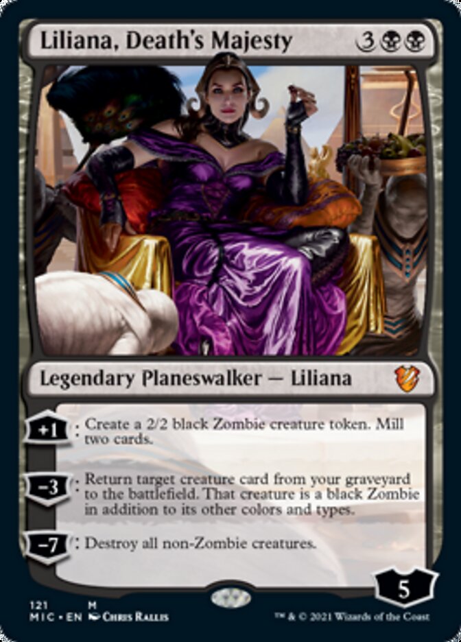 Liliana, Death's Majesty [Innistrad: Midnight Hunt Commander] Magic: The Gathering