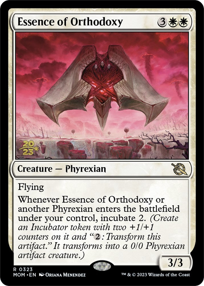 Essence of Orthodoxy [March of the Machine Prerelease Promos] Magic: The Gathering