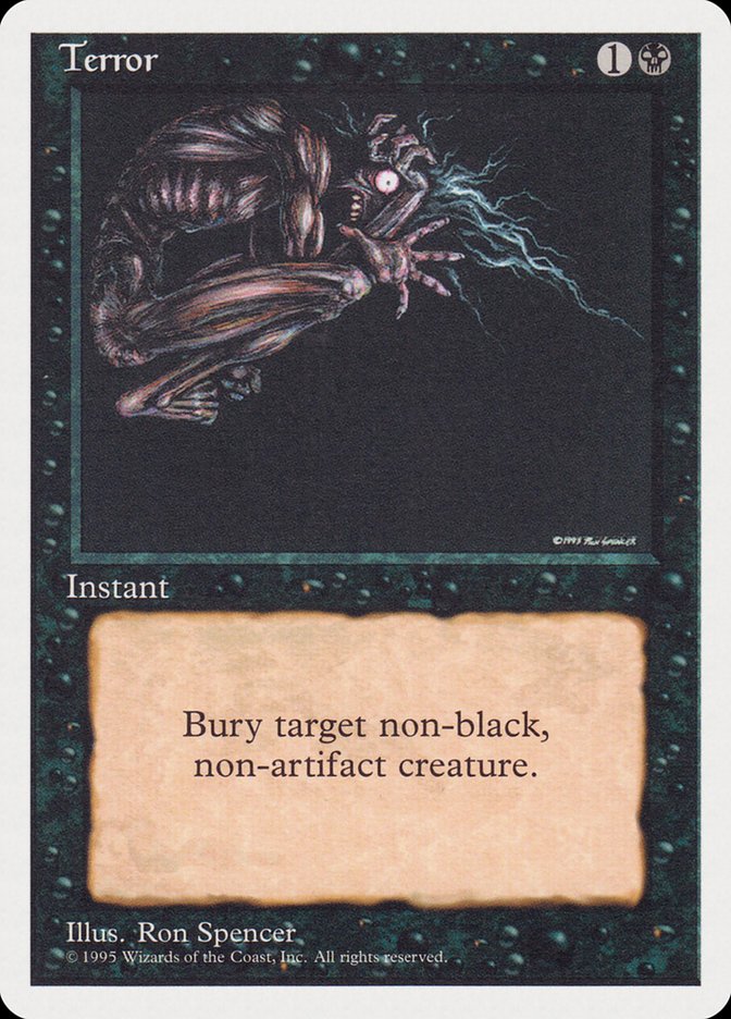 Terror [Rivals Quick Start Set] Magic: The Gathering
