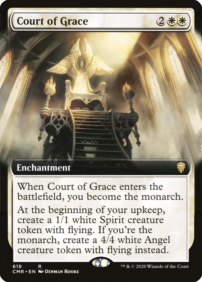 Court of Grace (Extended Art) [Commander Legends] Magic: The Gathering