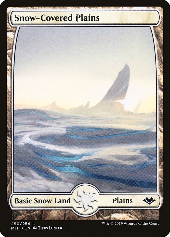 Snow-Covered Plains [Modern Horizons] Magic: The Gathering