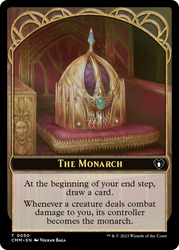Copy (54) // The Monarch Double-Sided Token [Commander Masters Tokens] Magic: The Gathering
