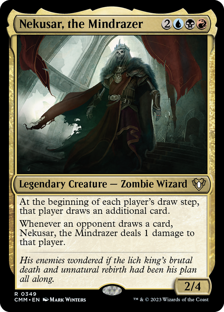 Nekusar, the Mindrazer [Commander Masters] Magic: The Gathering