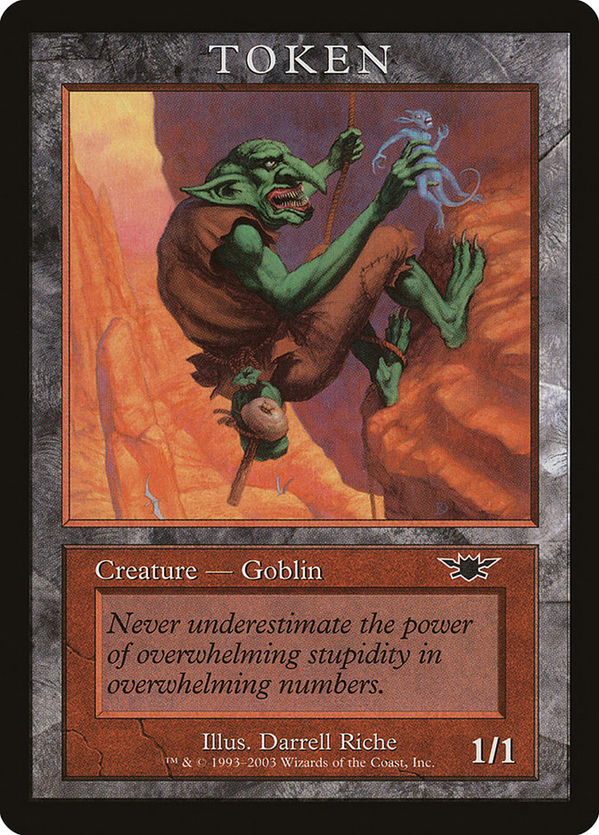 Goblin Token [Magic Player Rewards 2003] Magic: The Gathering