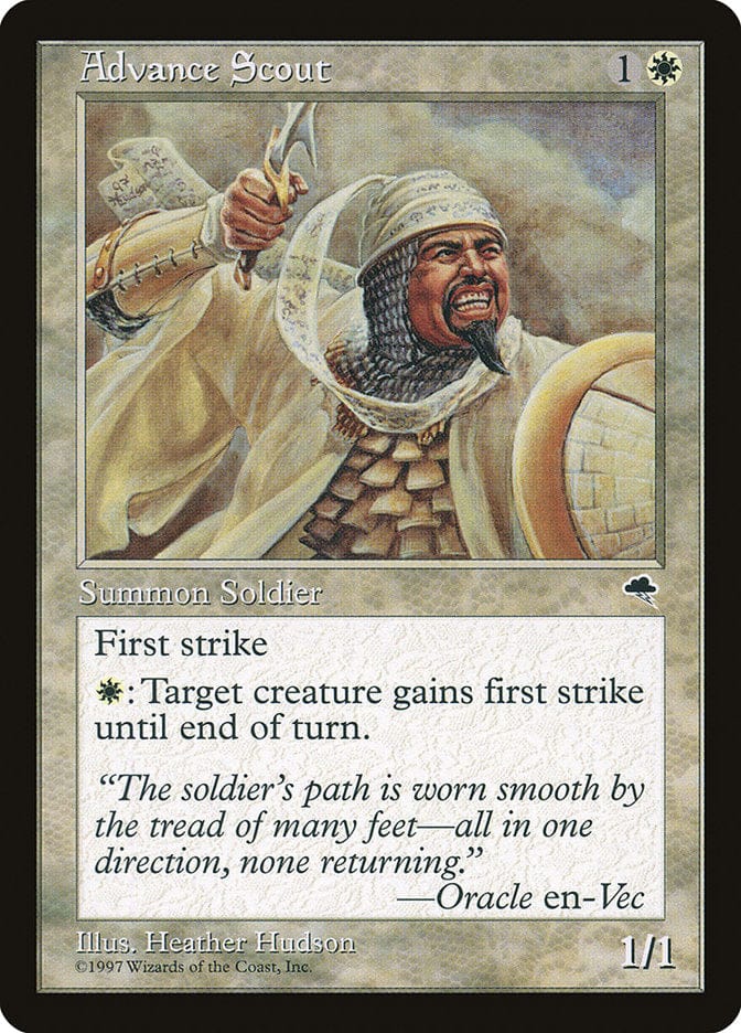 Advance Scout [Tempest] Magic: The Gathering