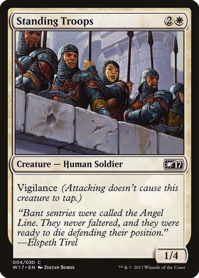 Standing Troops [Welcome Deck 2017] Magic: The Gathering