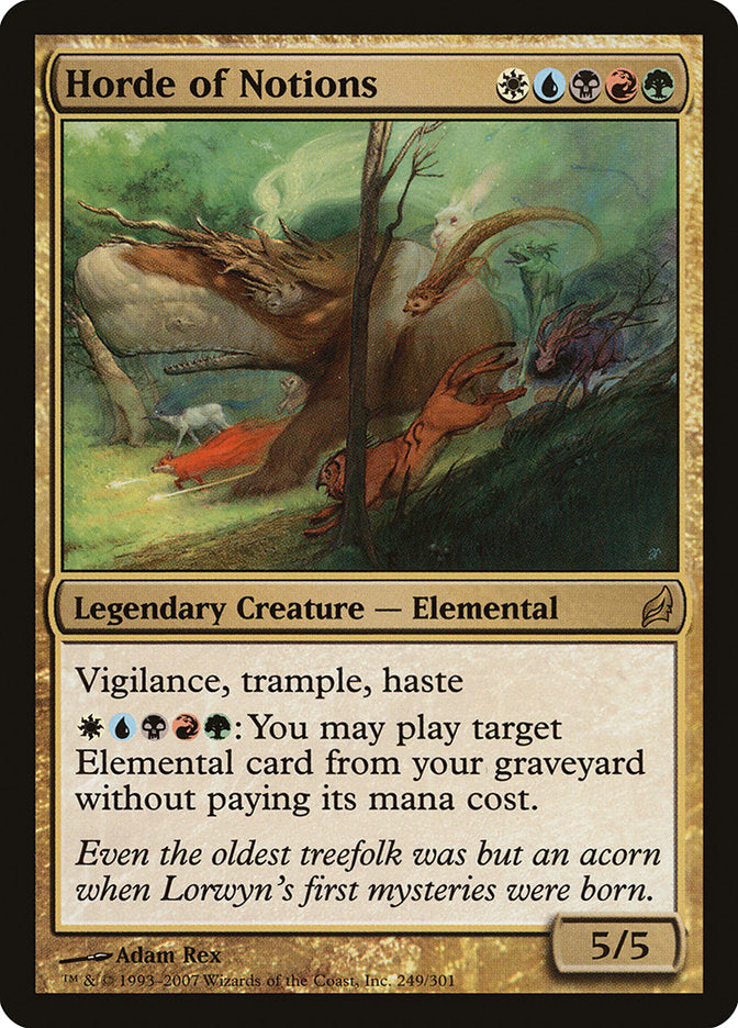 Horde of Notions [Lorwyn] Magic: The Gathering