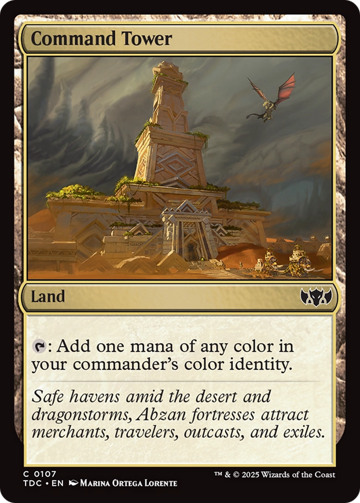 Command Tower [Tarkir: Dragonstorm Commander] Magic: The Gathering