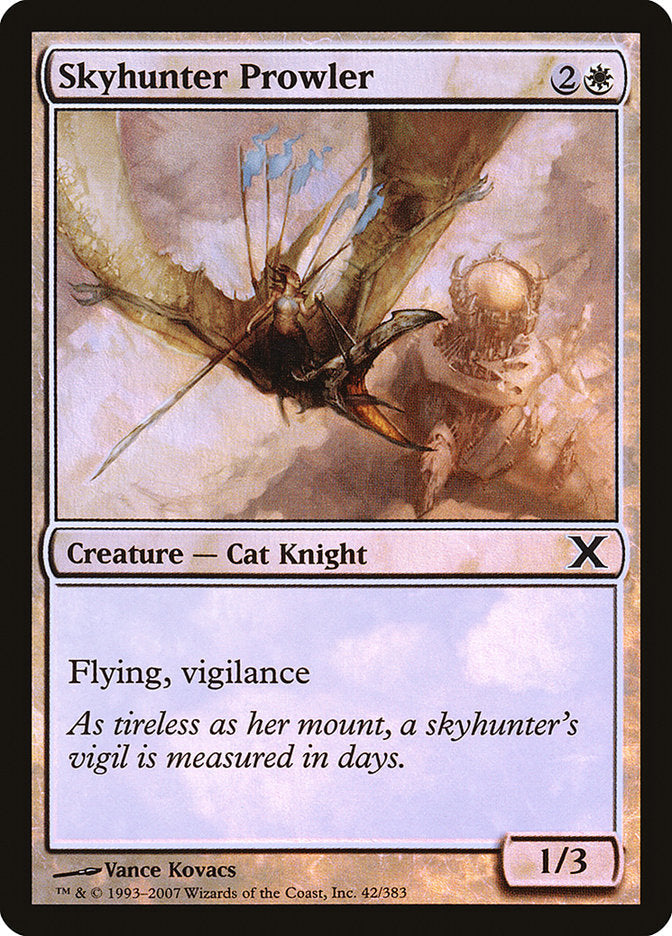 Skyhunter Prowler (Premium Foil) [Tenth Edition] Magic: The Gathering