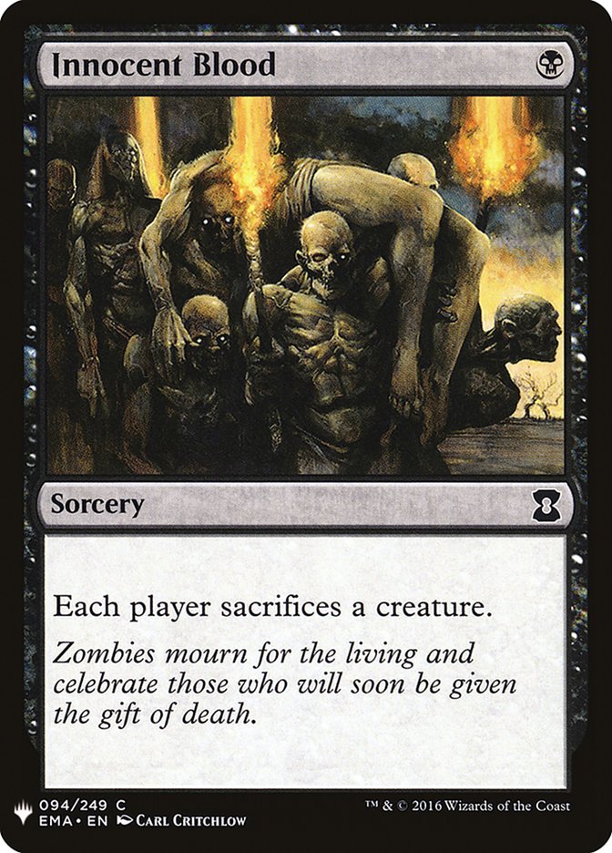 Innocent Blood [Mystery Booster] Magic: The Gathering