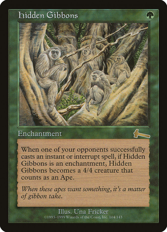 Hidden Gibbons [Urza's Legacy] Magic: The Gathering