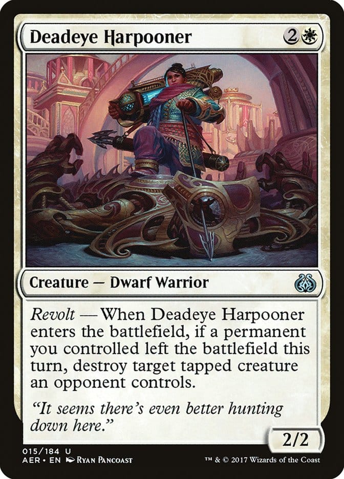 Deadeye Harpooner [Aether Revolt] Magic: The Gathering