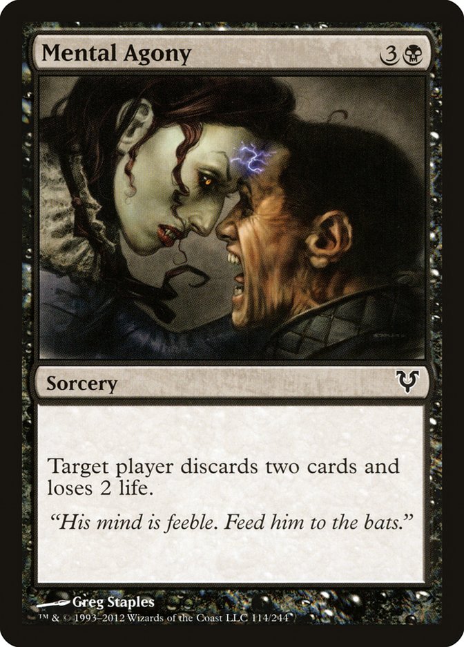 Mental Agony [Avacyn Restored] Magic: The Gathering