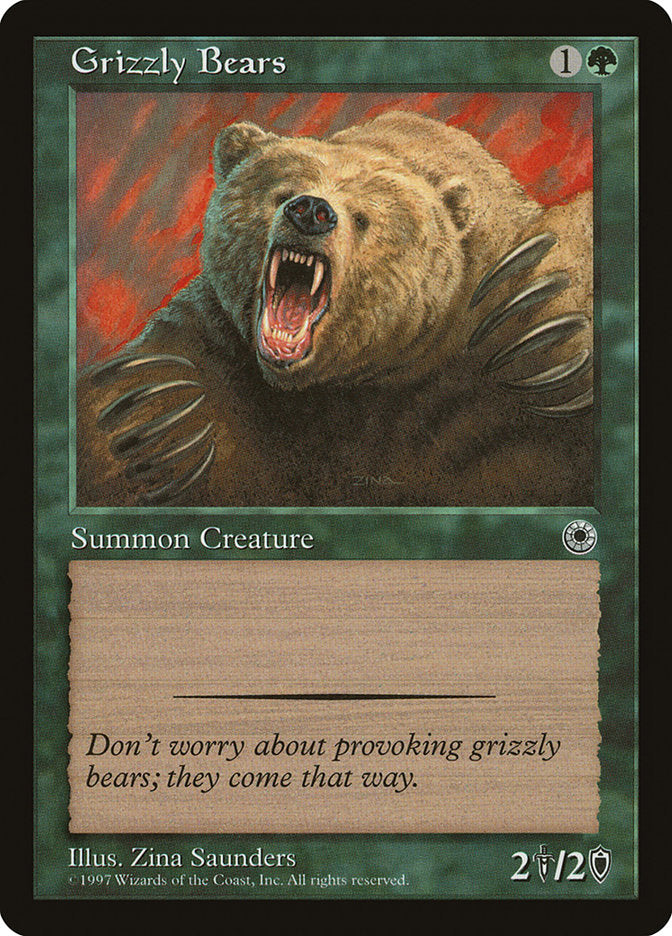 Grizzly Bears [Portal] Magic: The Gathering