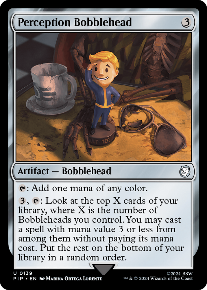 Perception Bobblehead [Fallout] Magic: The Gathering