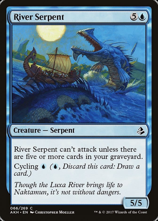 River Serpent [Amonkhet] Magic: The Gathering