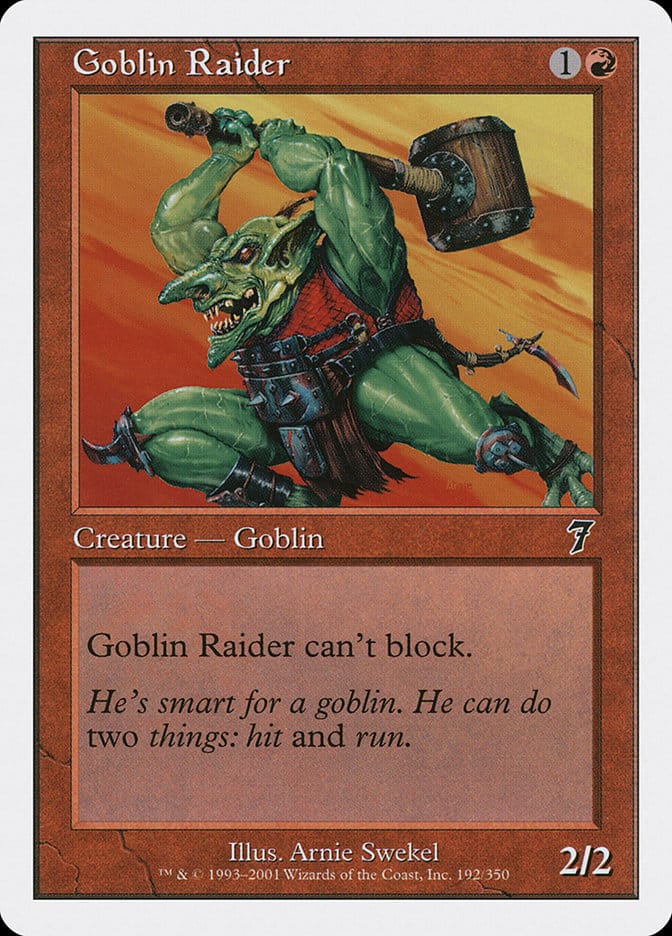 Goblin Raider [Seventh Edition] Magic: The Gathering