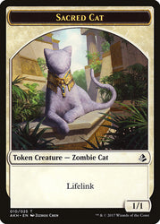 Sacred Cat // Insect Double-Sided Token [Amonkhet Tokens] Magic: The Gathering