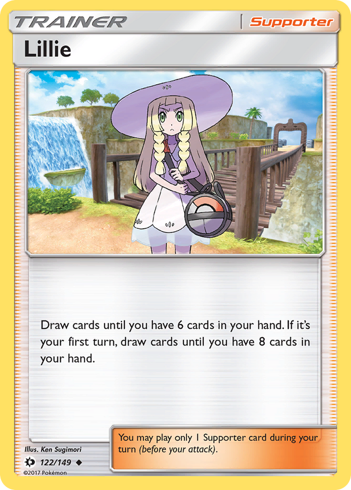 Lillie (122/149) [Sun & Moon: Base Set] Pokémon