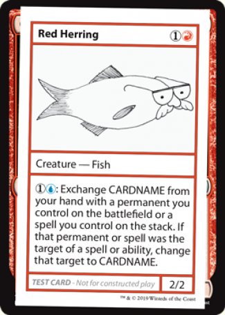 Red Herring (2021 Edition) [Mystery Booster Playtest Cards] Magic: The Gathering