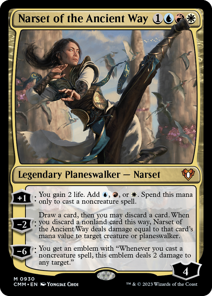 Narset of the Ancient Way [Commander Masters] Magic: The Gathering
