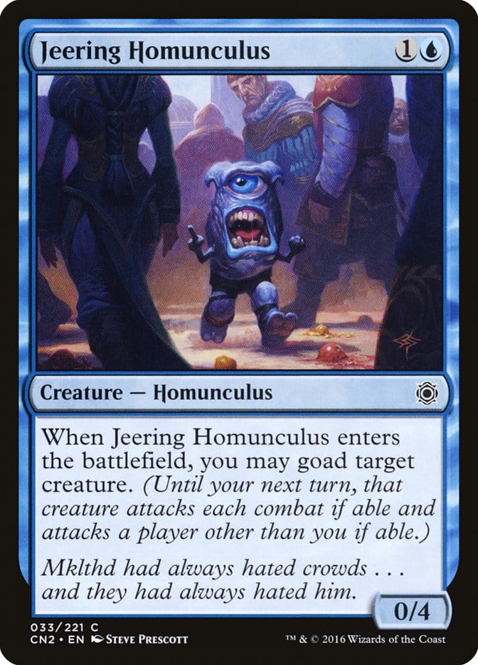 Jeering Homunculus [Conspiracy: Take the Crown] Magic: The Gathering