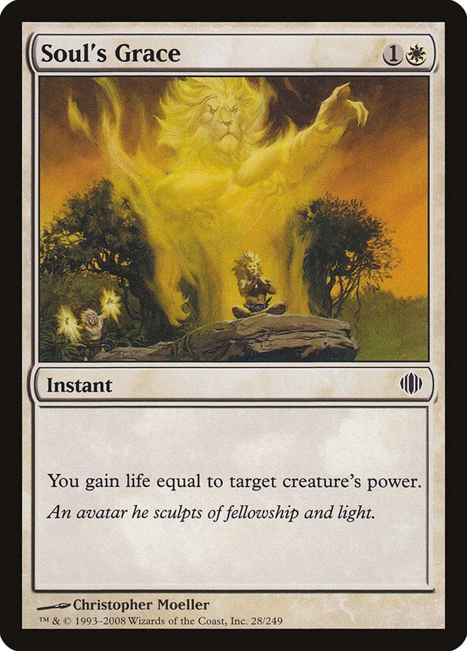 Soul's Grace [Shards of Alara] Magic: The Gathering