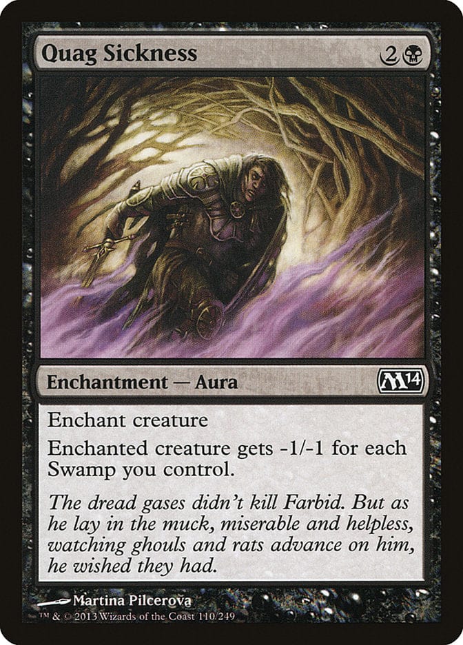 Quag Sickness [Magic 2014] Magic: The Gathering