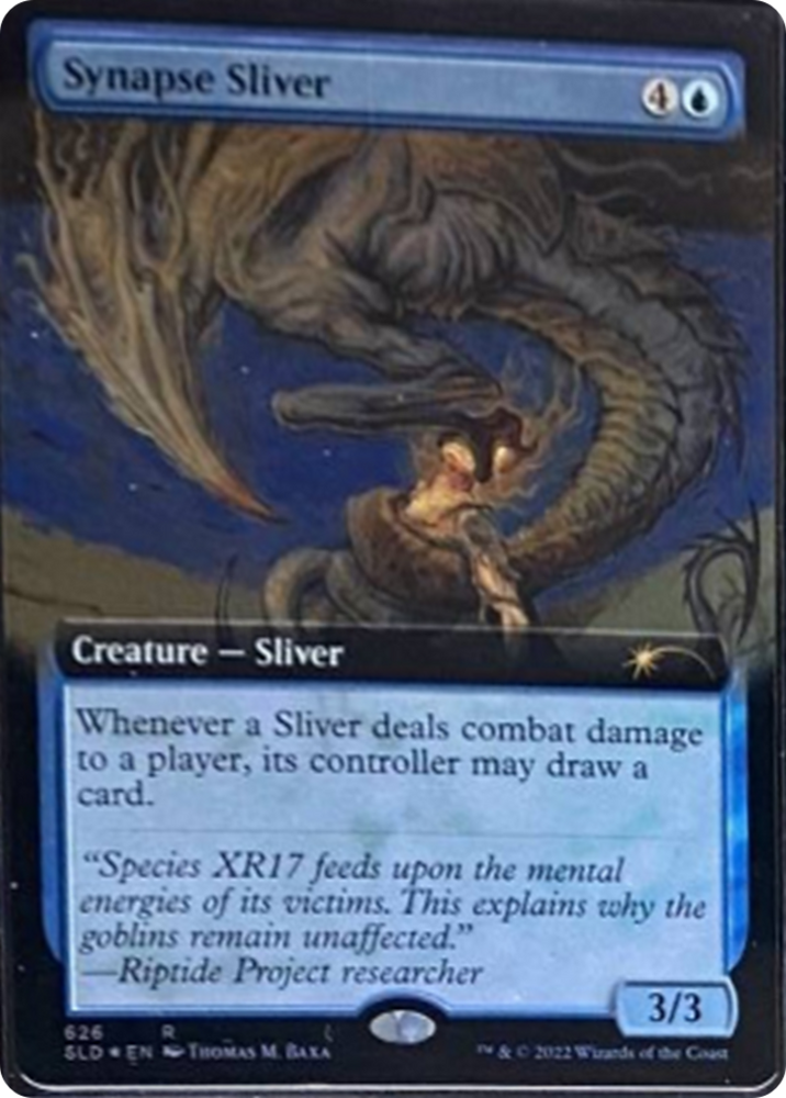 Synapse Sliver (Extended Art) [Secret Lair Drop Series] Magic: The Gathering