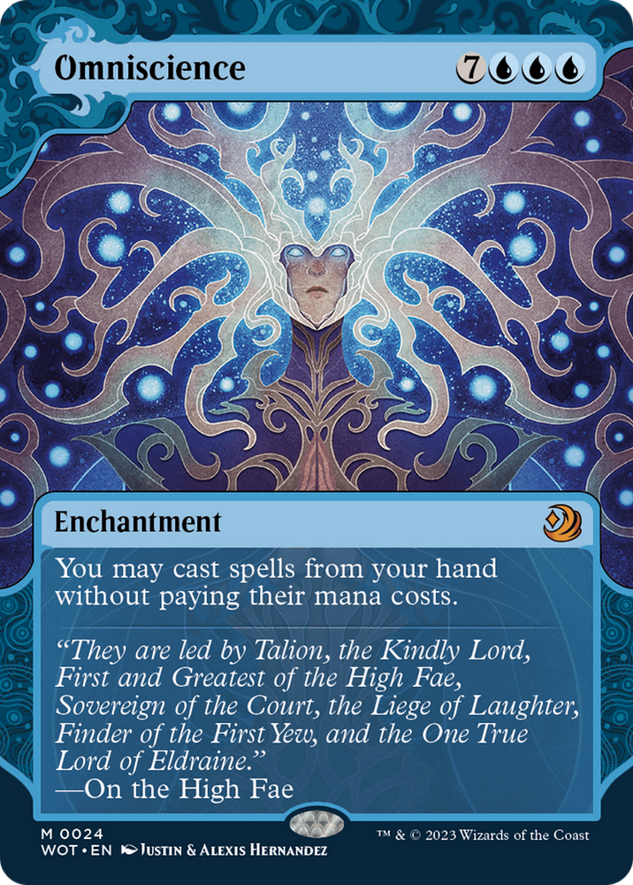 Omniscience [Wilds of Eldraine: Enchanting Tales] Magic: The Gathering