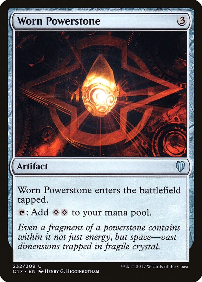 Worn Powerstone [Commander 2017] Magic: The Gathering