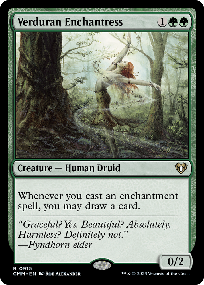 Verduran Enchantress [Commander Masters] Magic: The Gathering