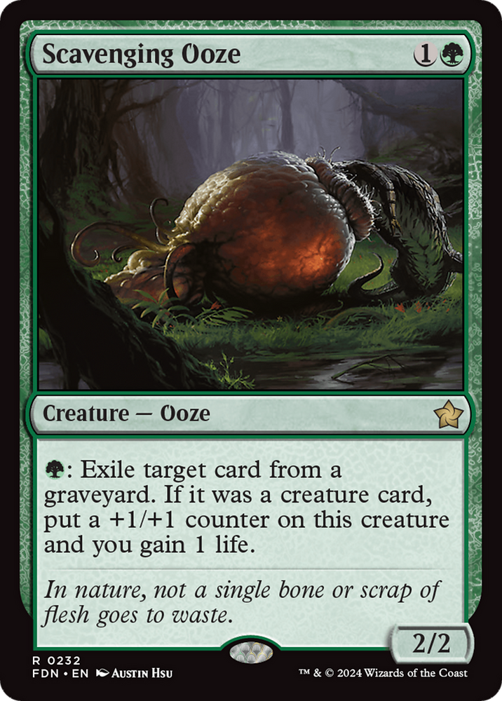 Scavenging Ooze [Foundations] Magic: The Gathering