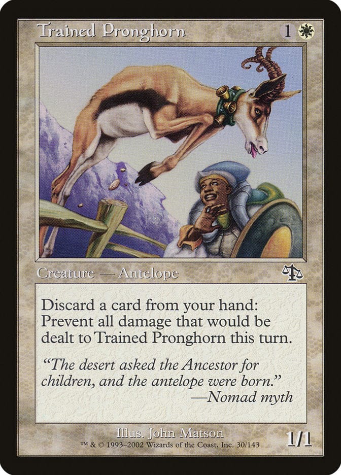 Trained Pronghorn [Judgment] Magic: The Gathering