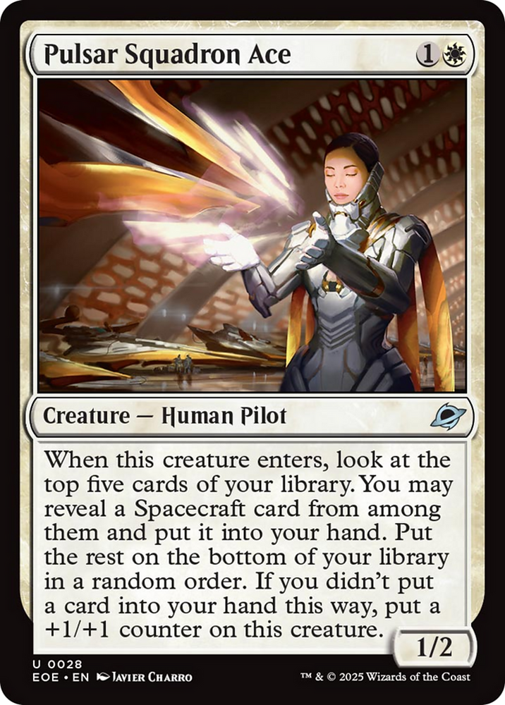 Pulsar Squadron Ace [Edge of Eternities] Magic: The Gathering